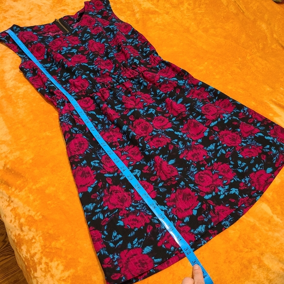 EUC Abstract roses dress with pockets! - Picture 6 of 7